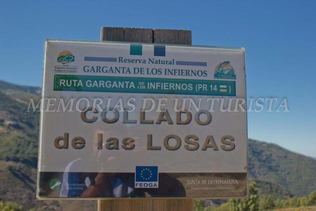Cartel Collado de las Losas