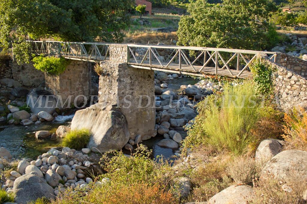 Puente de palo en Jarandilla