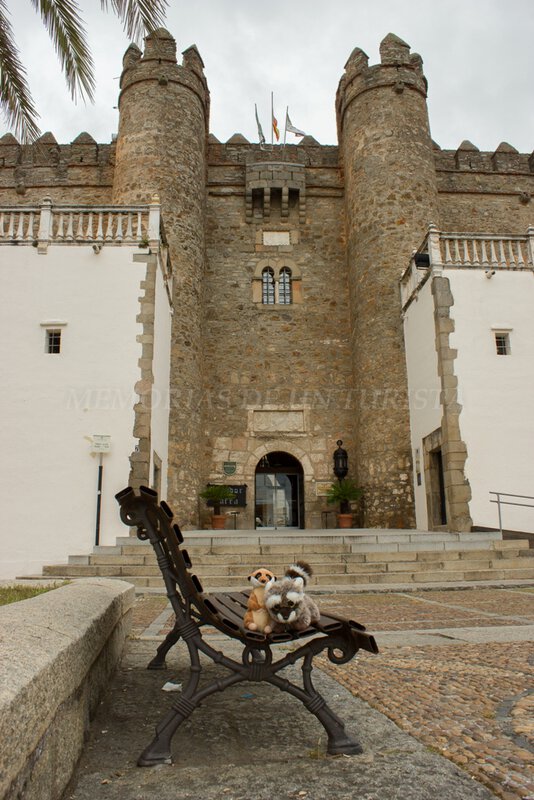 Mery y Pepe en el Palacio de los Duque de Feria